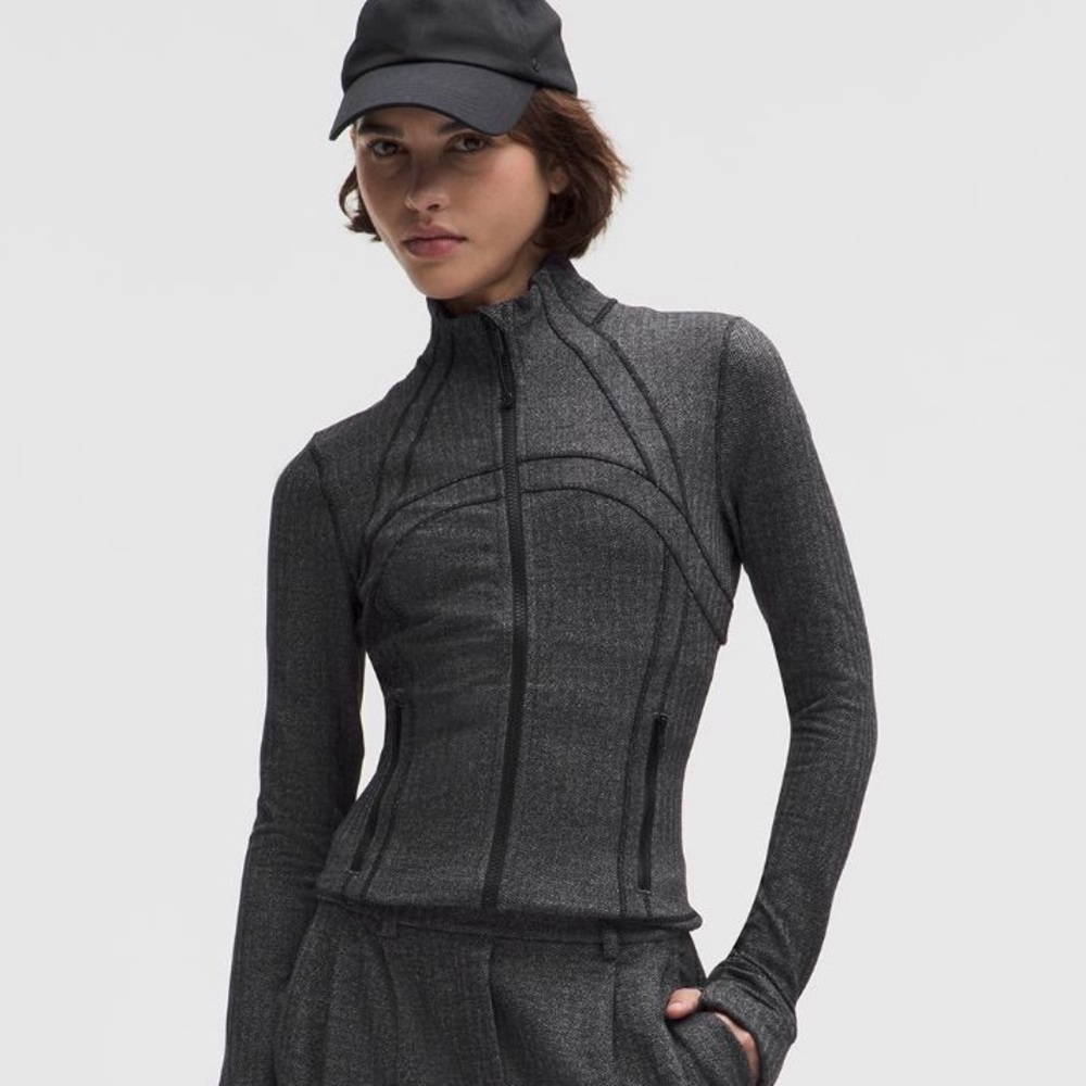 lululemon Define Cropped Jacket Herringbone